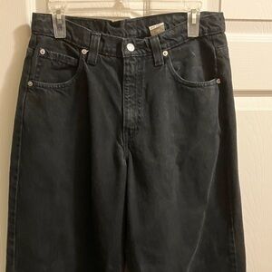 Vintage Black Levi’s Classic High-Rise Black Baggy 30 X 32 Jeans